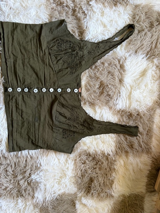 Free People Into You Eyelet Pant Set Size Large - Picture 7 of 10